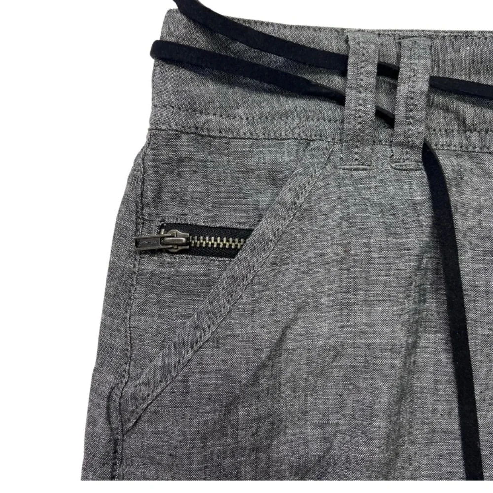 Converse One Star Women’s Gray Mini Skirt W/ Faux Leather Belt & Pockets Size‎ 6